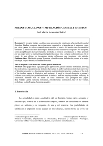 MIEDOS MASCULINOS Y MUTILACIÓN GENITAL FEMENINA1
