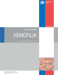 Hemofilia - Biblioteca Ministerio de Salud