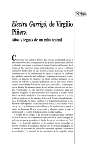pdf "Electra Garrigó", de Virgilio Piñera. Años y leguas de un mito