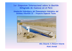Proyecto Afianzamiento de los Recursos Hídricos de Tacna