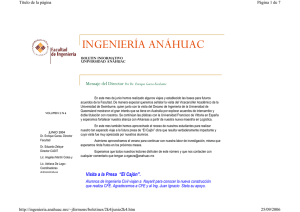 ingeniería anáhuac - Facultad de Ingeniería
