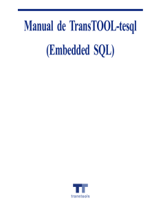 Manual de TransTOOL-tesql (Embedded SQL)