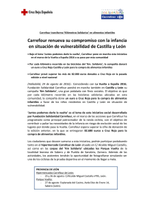Carrefour renueva su compromiso con la infancia en situación de