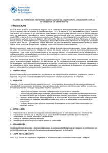 Programa - Universidad Politécnica de Cartagena