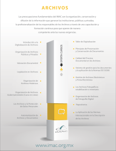 Catálogo Archivos - Instituto Mexicano de la Administración del