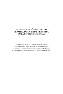 la constitución argentina promesa de unidad y progreso en la