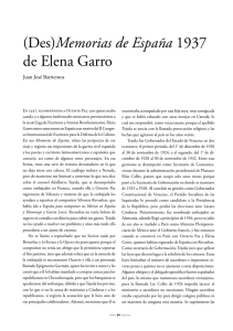 (Des)Memorias de España 937 de Elena Garro