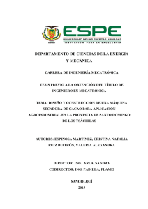 departamento de ciencias de la energía y mecánica