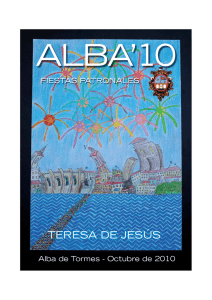 Libro de Fiestas Octubre 2010 - Ayuntamiento de Alba de Tormes