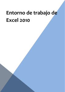 Entorno de trabajo de Excel 2010
