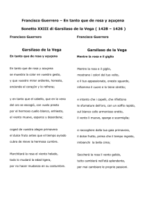 Francisco Guerrero – En tanto que de rosa y açuçena Sonetto XXIII