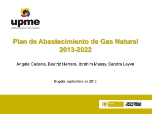Escenarios de demanda de gas natural