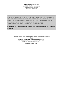 ESTUDIO DE LA IDENTIDAD CYBERPUNK EN TRES