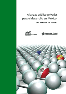 alianzas público privadas para el desarrollo en México