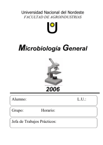 Microbiología General 2006 - Hipertextos del Área de la Biología