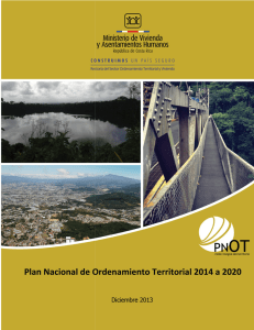 Plan Nacional de Ordenamiento Territorial - PLANOT