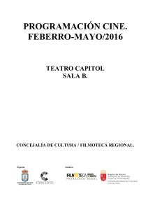 CICLO CINE FEB-MAYO 2016 FILMOTECA