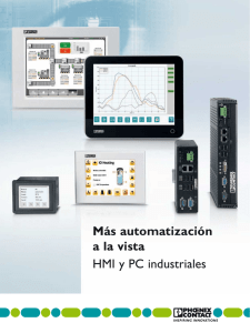 HMI y PC industriales