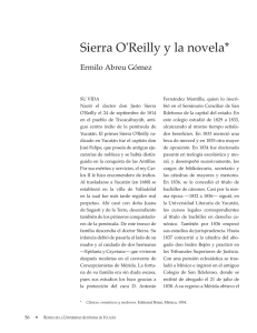 Sierra O`Reilly y la novela - CIR-Sociales