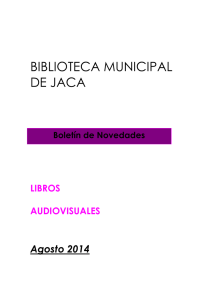 BIBLIOTECA MUNICIPAL DE JACA