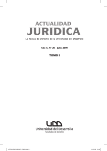 RAJ Nº20 Tomo Nº1 - Actualidad Juridica
