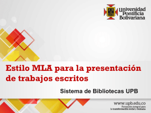 Presentación de PowerPoint - UPB