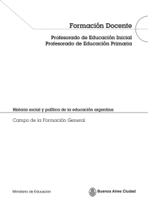 Historia social y política de la educación argentina