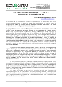 Informe de Ecologistas en Acción (Pedro Belmonte)