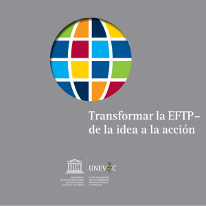 Transformar la EFTP – de la idea a la acción - UNESCO