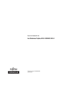 Guía de instalación de los Sistemas Fujitsu M10-1/SPARC M10-1