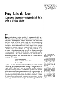 Fray Luis de León - Biblioteca Digital AECID