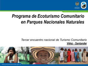 Ecoturismo Comunitario en PNN
