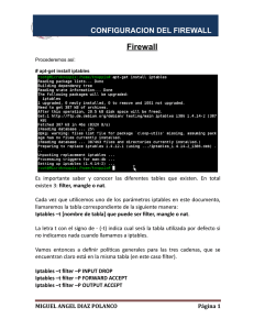 Firewall - knoppix-SO3