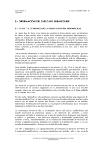 5.- ORDENACION DEL SUELO NO URBANIZABLE