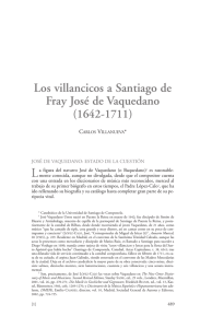 Los villancicos a Santiago de Fray José de Vaquedano (1642