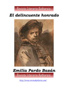 El delincuente honrado Emilia Pardo Bazán