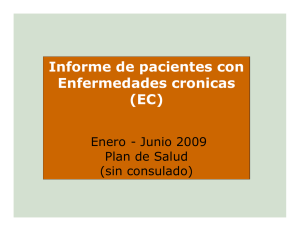 Informe de pacientes con Enfermedades cronicas (EC)