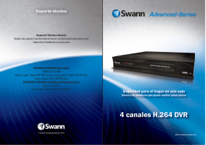4 canales H.264 DVR