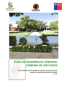 PLAN DE DESARROLLO COMUNAL COMUNA DE COLTAUCO