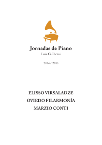 Jornadas de Piano - Oviedo Filarmonía