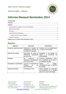 Informe Mensual Noviembre 2014