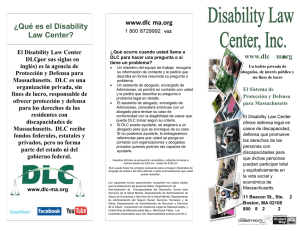 ¿Qué es el Disability Law Center?