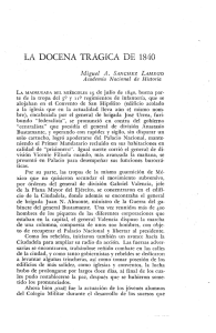 LA DOCENA TRÁGICA DE 1840