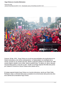 Hugo Chávez en el camino Bolivariano