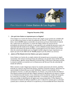 Preguntas frecuentes (FAQ) - LA Union Station Master Plan