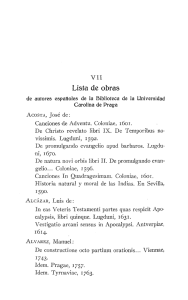 Lista de obras de autores españoles de la Biblioteca de la