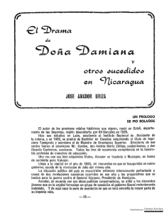 El drama de doña Damiana y otros sucedidos en Nicaragua