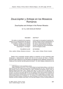 Zeus/Júpiter y Antiope en los Mosaicos Romanos - e-Spacio