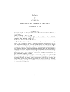 Leibniz y el infinito