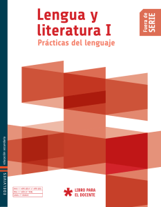 Lengua y literatura I